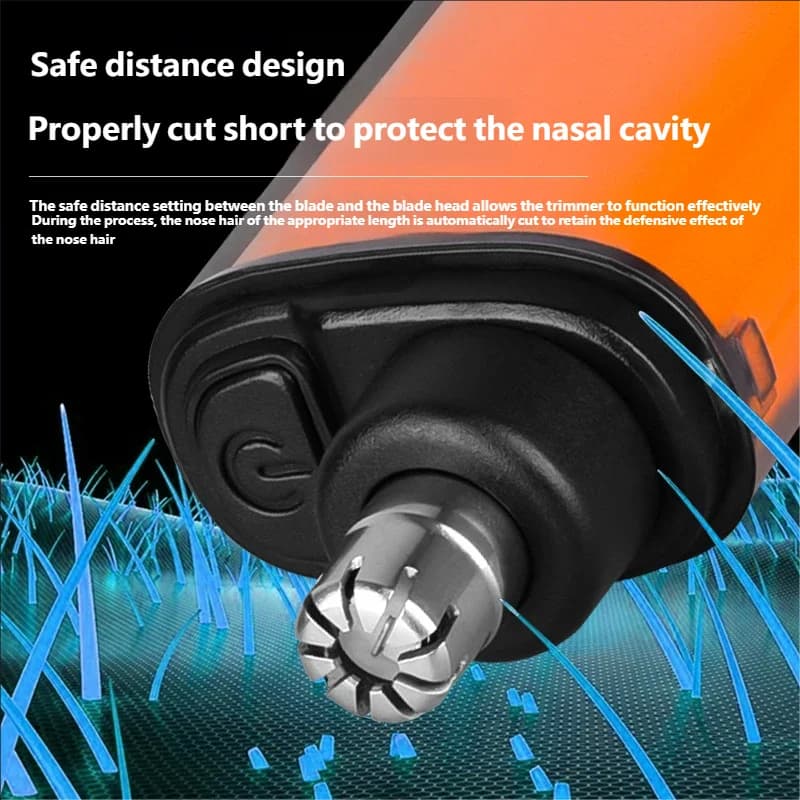 Nose Hair Trimmer Portable Trimmer for Nose Mini Nose and Ear Hair Trimmer Portable Nose Trimmer Rechargeable Trimmer for Man - 4