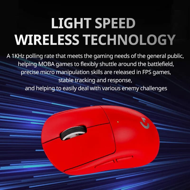 ماوس الألعاب اللاسلكي Logitech G PRO X SUPERLIGHT 2 SE، 60 جرام فائق الخفة، مستشعر HERO 2 بدقة 44000 نقطة لكل بوصة، تقنية LIGHTSPEED اللاسلكية - 6