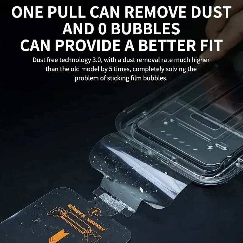 Oleophobic Coating Dust Free Easy Installation Screen Protector For iPhone 14 11 13 12 15 Pro Max Mini XS X XR 17 16 Plus Glass - 3