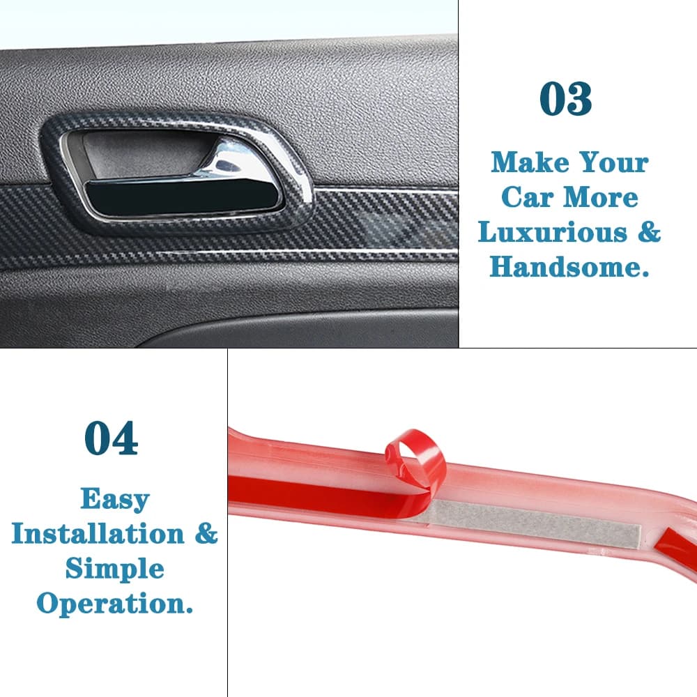Car Center Console Panel Interior Handle Decoration Cover Trim for Jeep Grand Cherokee 2011-2016 2017 2018 2019 2020 Accessories - 4