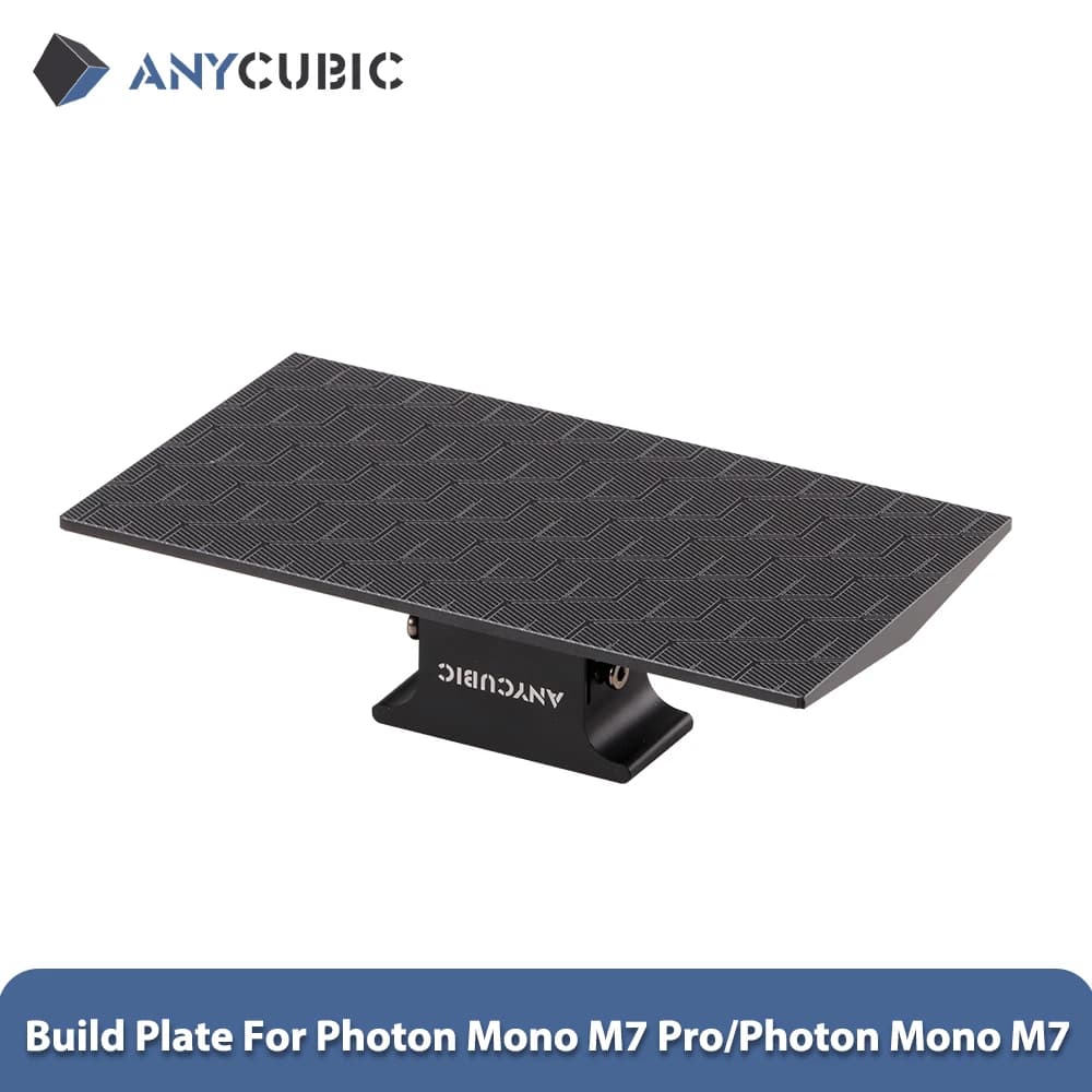 لوحة بناء إكسسوارات مطبوعة ثلاثية الأبعاد ANYCUBIC لطابعة Photon Mono M7 Pro LCD ثلاثية الأبعاد