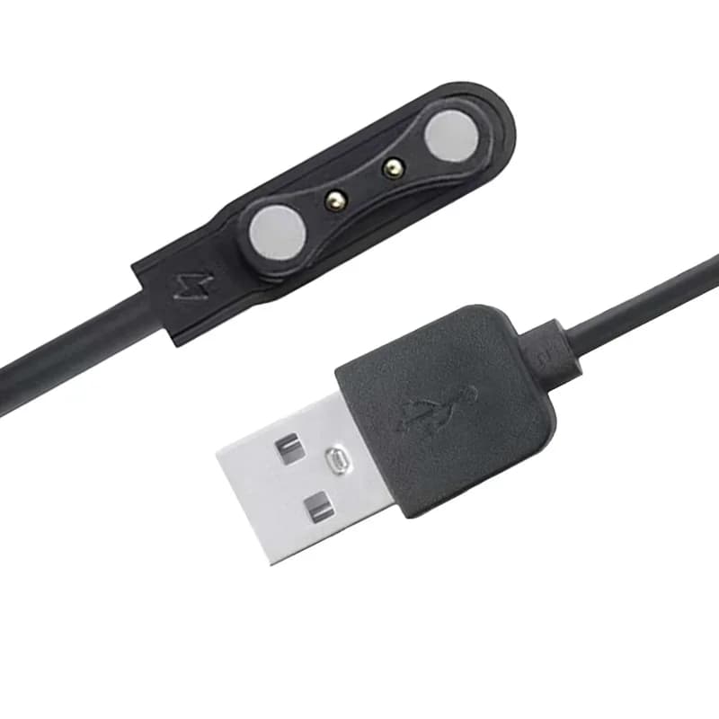 كابل شحن USB لساعة Xiaomi IMILAB KW66 الذكية Haylou Solar RT LS05/Ticwatch GTX CXB01/YAMAY SW022 W26 - 3