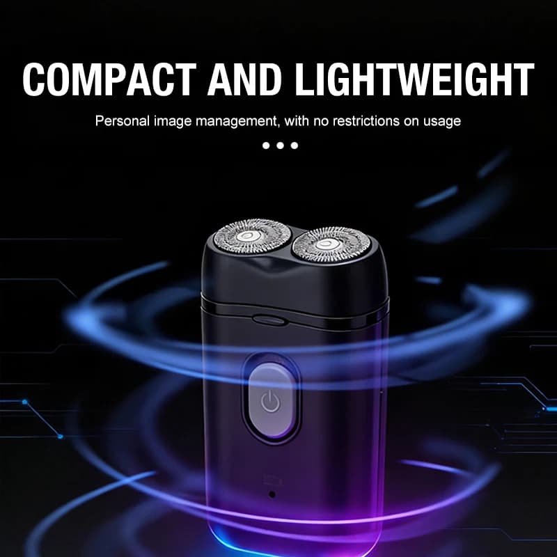 Men's Electric Portable Shaver, Double Headed Shaver, Multi Functional USB Charging Shaver - 5