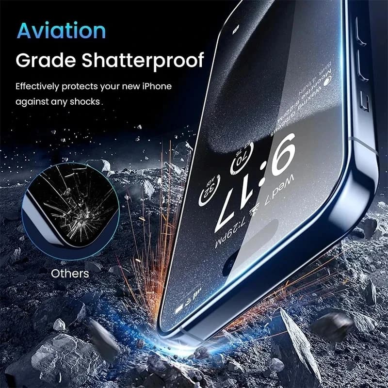 واقي شاشة خصوصية لـ iPhone 17 Pro Max زجاج مضاد للتجسس لـ iPhone 16 15 14 13 12 11 Pro Max فيلم خصوصية iPhone 17 Pro - 5