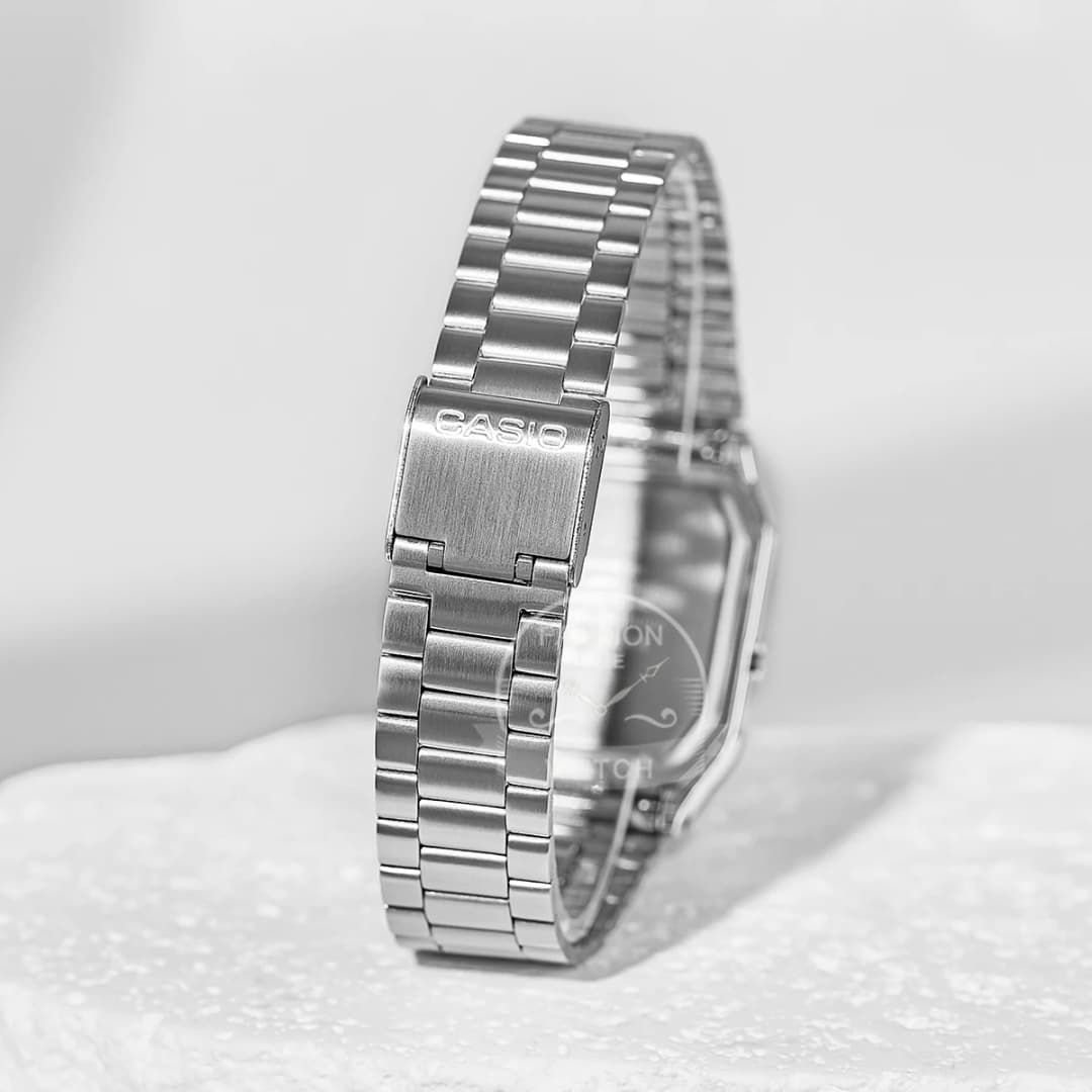 Casio Men's Watch Dual Display Screen Retro Style Personalized Dial Design Quartz Movement Water Resistant AQ-230A- - 5