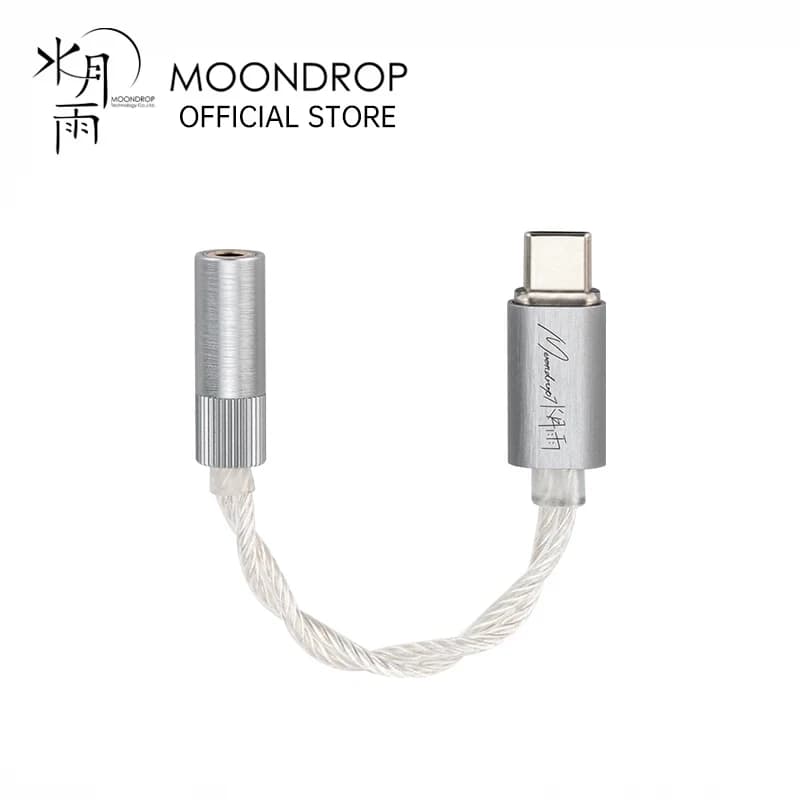 MOONDROP ECHO-A دقة عالية 3.5 ملم محمول أحادي الطرف DAC/AMP فك ترميز USB-C مكبر