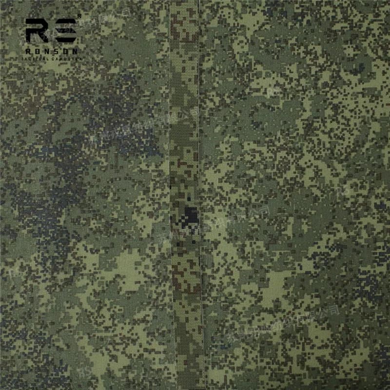 EMR Russia Pixel Digital Woodland Camouflage Printed Nylon Webbing Strap Durable Use for Tactical Gears Outdoor Bags Vests - 3