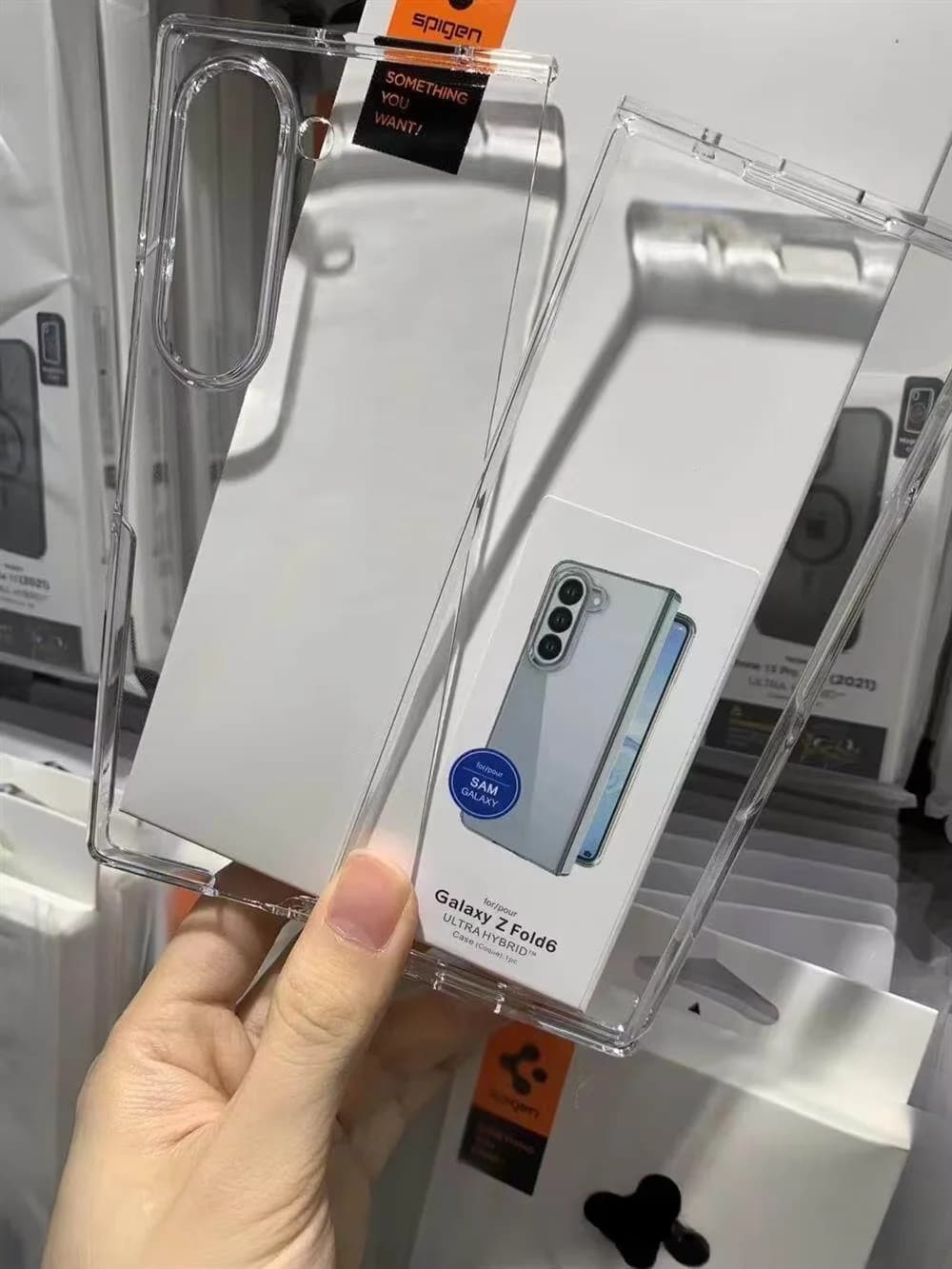 Spigen Magnetic Transparent PC Case for Samsung Fold8Ultra for Magsafe Wireless Charging Phone Case for Fold8 Fold7 Fold6 Fold5 - 3