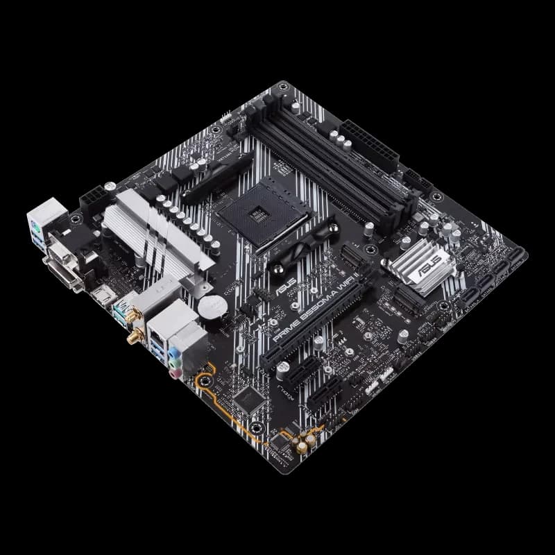 أسوس PRIME B550M-A WIFI II لوحة أم بمقبس AM4، معالج DDR4 بتردد 4866 (O.C)، مجموعة شرائح B550، لوحة رئيسية - 5