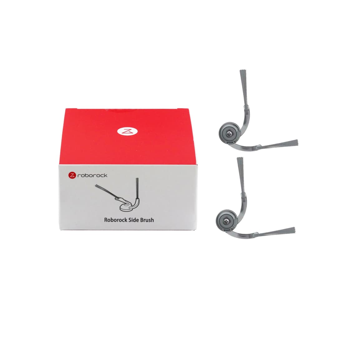 فرش جانبية أصلية من Roborock *2 لروبوتات التنظيف Saros10R/QRevo curv/QRevo 35A/QRevo S5V/Q10 X5+/Q10 S5+/Q7 M5+/Q7 L5