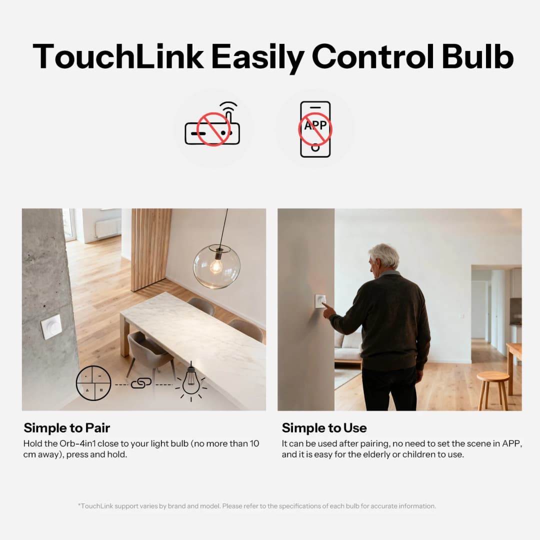 SONOFF Orb 4-In-1 سلسلة Fusion زر مشهد ذكي Zigbee تشغيل مشهد بلمسة واحدة متوافق مع Zigbee وeWeLink بروتوكول ثنائي - 5
