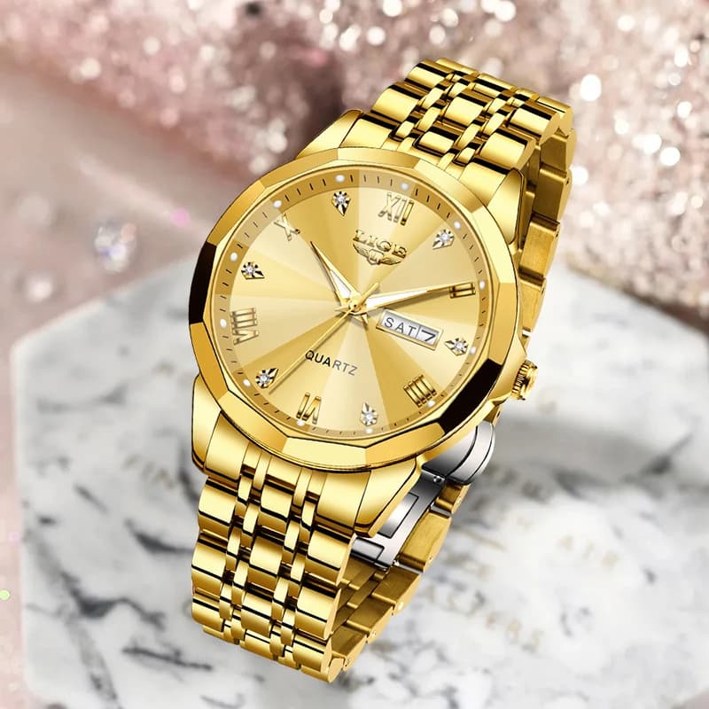 LIGE Fashion Quartz Wristwatches Casual Sport Military Watch For Women Top Brand Luxury Waterproof Watch Ladies Relogio Feminino - 4