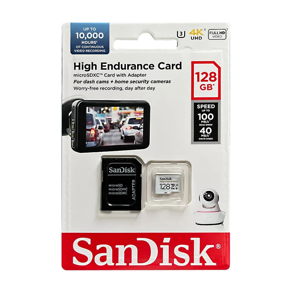 سان ديسك بطاقة ذاكرة MicroSD 32 جيجابايت MicroSDHC 64 جيجابايت 128 جيجابايت 256 جيجابايت MicroSDXC C10 U1 V30 U3 بطاقات TF لكاميرا السيارة ومراقبة الفيديو المنزلي - 3