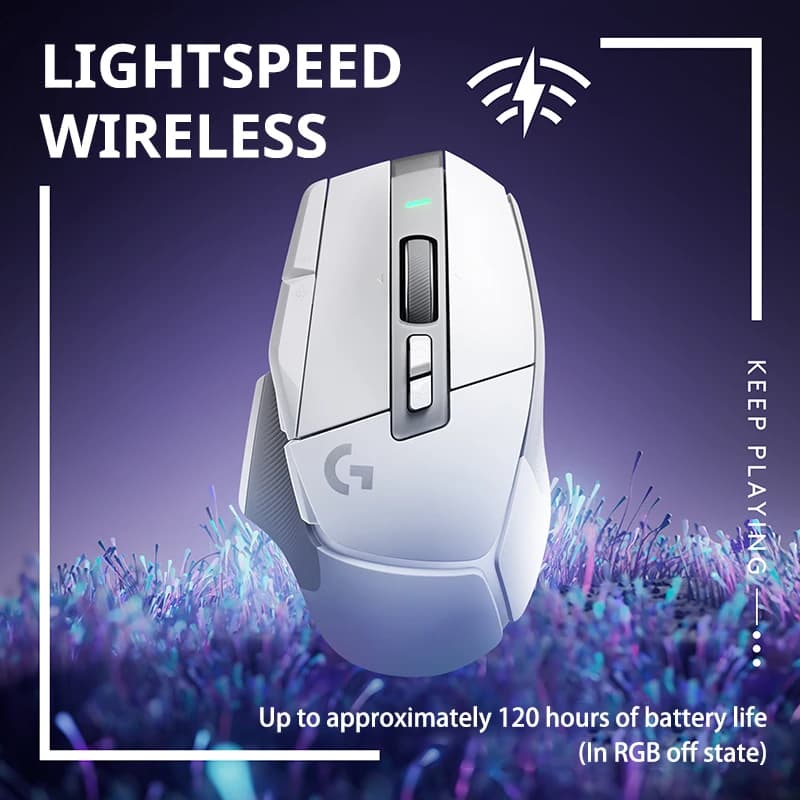 ماوس الألعاب اللاسلكي Logitech G502 X LIGHTSPEED، HERO 25K، 25600 DPI، 13 زرًا قابل للبرمجة، إصدار Esports - 3