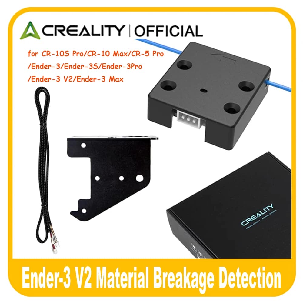 مستشعر نفاد الخيط الرسمي من Creality لـ Ender 3 V2، كاشف كسر الخيط الذكي لـ Ender 3/Pro/Max/Ender 5 Plus