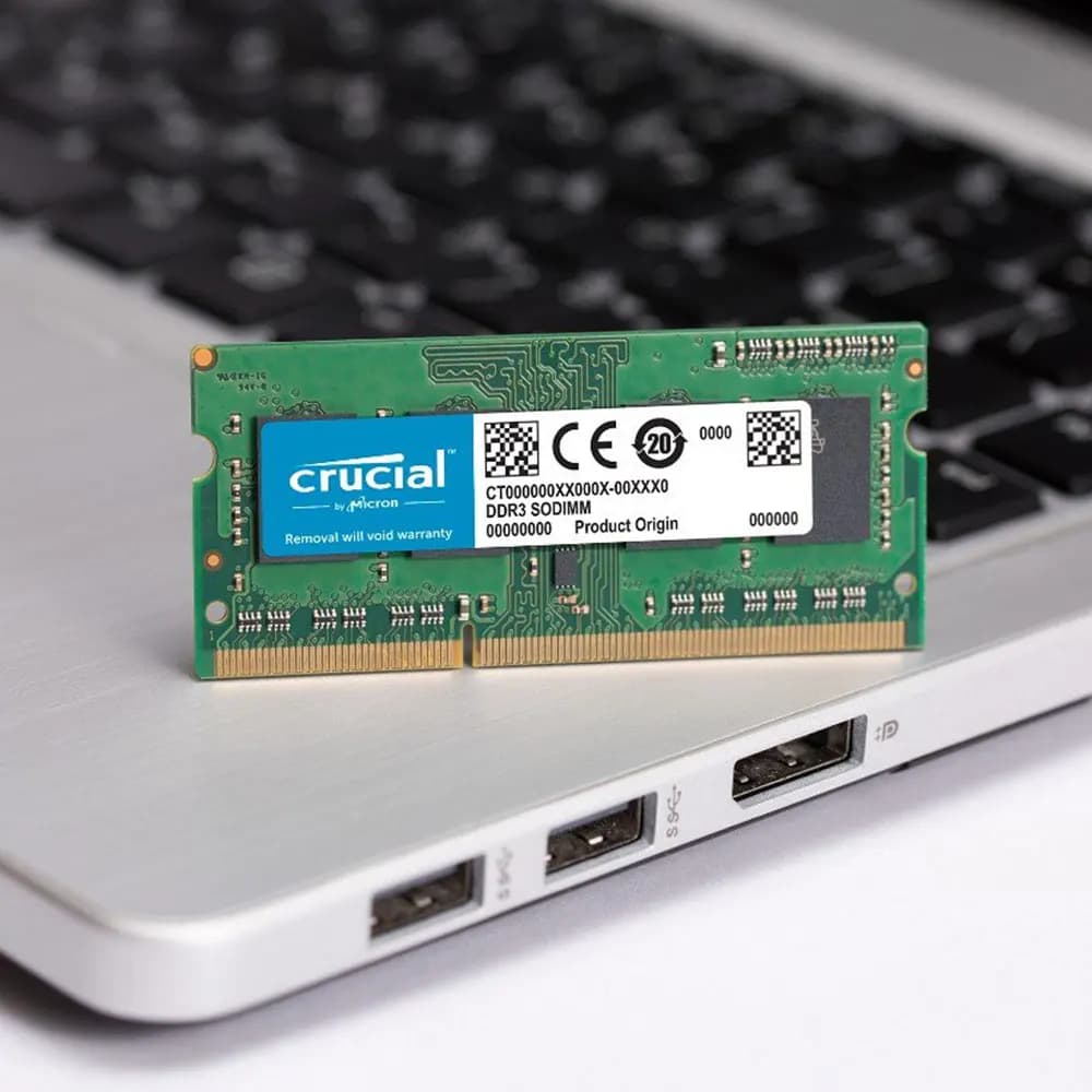 ذاكرة Crucial DDR3 DDR3L DDR2 KVR ذاكرة الوصول العشوائي للكمبيوتر المحمول 2 جيجابايت 4 جيجابايت 8 جيجابايت 667 800 1066 1333 1600 ميجاهرتز SODIMM PC2-5300 PC3-12800 دفتر ملاحظات 1.35/1.5V - 6