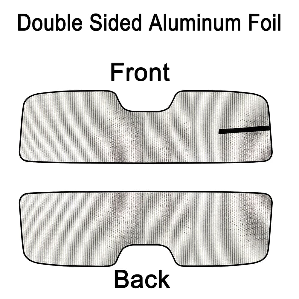 Car Front Windshield Sunshade Sun Visor Anti UV Insulation Pad for Jeep Wrangler JL Gladiator JT 2018-2025 Interior Accessories - 4