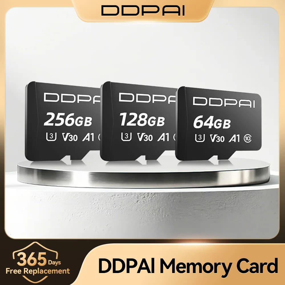 بطاقة ذاكرة كاميرا DDPAI 64 جيجابايت 128 جيجابايت 256 جيجابايت 512 جيجابايت فئة 10 عالية السرعة لكاميرا سيارة DDPAI