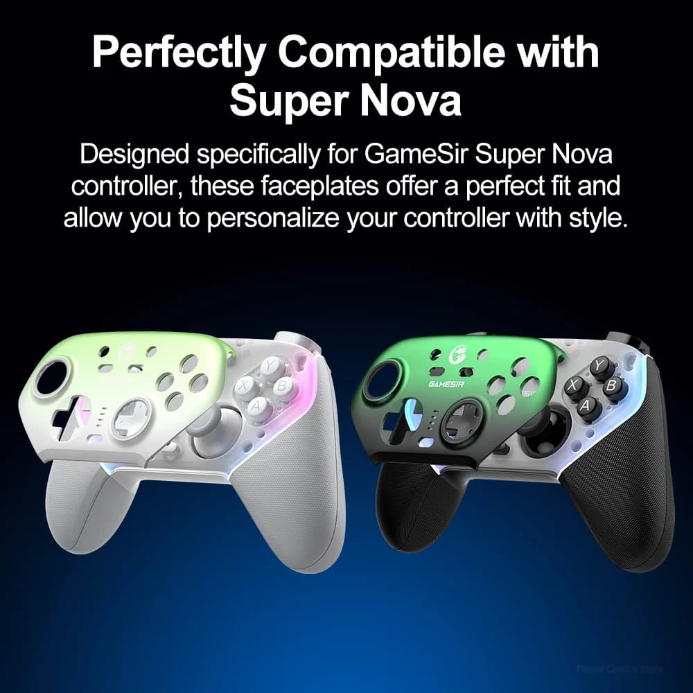 GameSir Super Nova Magnetic Faceplate Personalize Gamepads Multicolor Shell Cover Wireless Controle Front Case Top Cover - 3