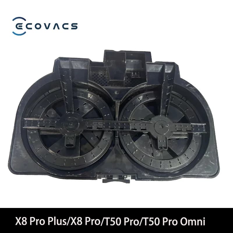 صينية تنظيف محطة قاعدة Ecovacs T50 Pro الأصلية، إكسسوار T50 Pro/Omni، قطعة استهلاكية مع عيوب طفيفة