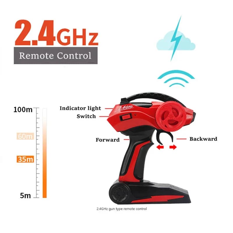 سيارة RC 4WD بمقياس 1:12 / 1:16، تحكم راديو 2.4G، سيارات وشاحنات للطرق الوعرة، لعبة أولاد - 5