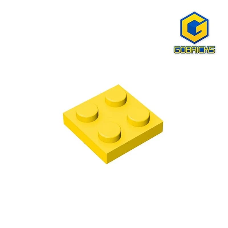 جوبيكس GDS-509 لوحة 2 x 2 متوافقة مع ليجو 3022 قطع مكعبات بناء للأطفال DIY لوحة جسيمات DIY