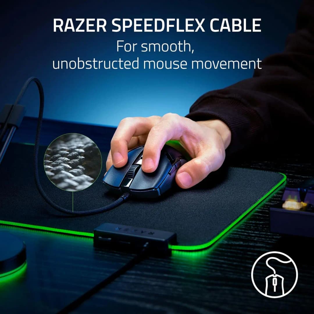 Original Razer Cobra 58g Lightweight Wired Gaming Mouse Optical Mouse Switches Gen-3 Chroma Lighting with Gradient Underglow - 5
