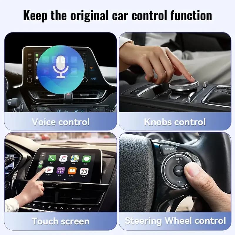 محول XUDA الجديد اللاسلكي CarPlay Android Auto صندوق صغير ذكي تشغيل فوري واي فاي اتصال سريع عالمي لسيارات نيسان - 2
