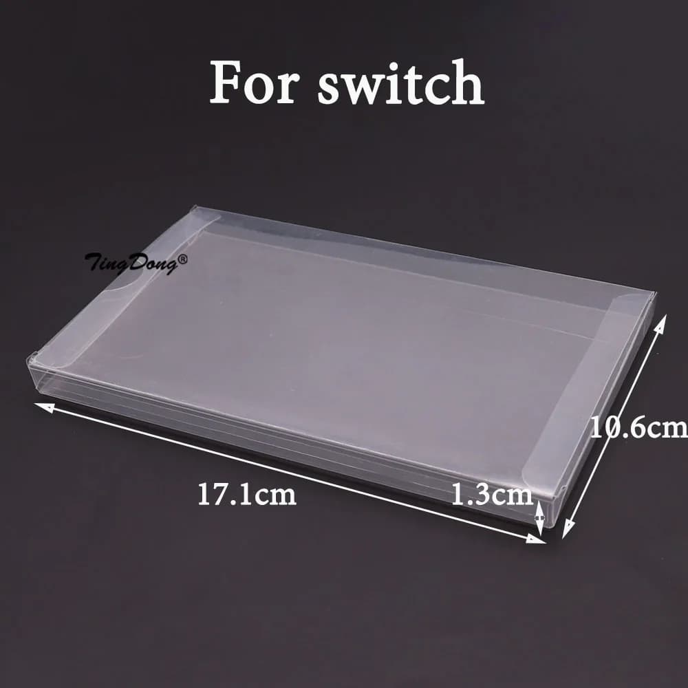 غطاء حماية شفاف للخراطيش، متوافق مع أجهزة GB وGBA وGBC وSNES وN64 وNES وNGPC وSwitch، علبة حماية لأجهزة PS5 وPS4 وPS3 - 3