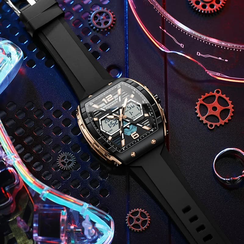 LIGE Digital Men Military Watch 50m Waterproof Wristwatch LED Quartz Clock Sport Watch Male Big Watches Men Relogios Masculino - 6