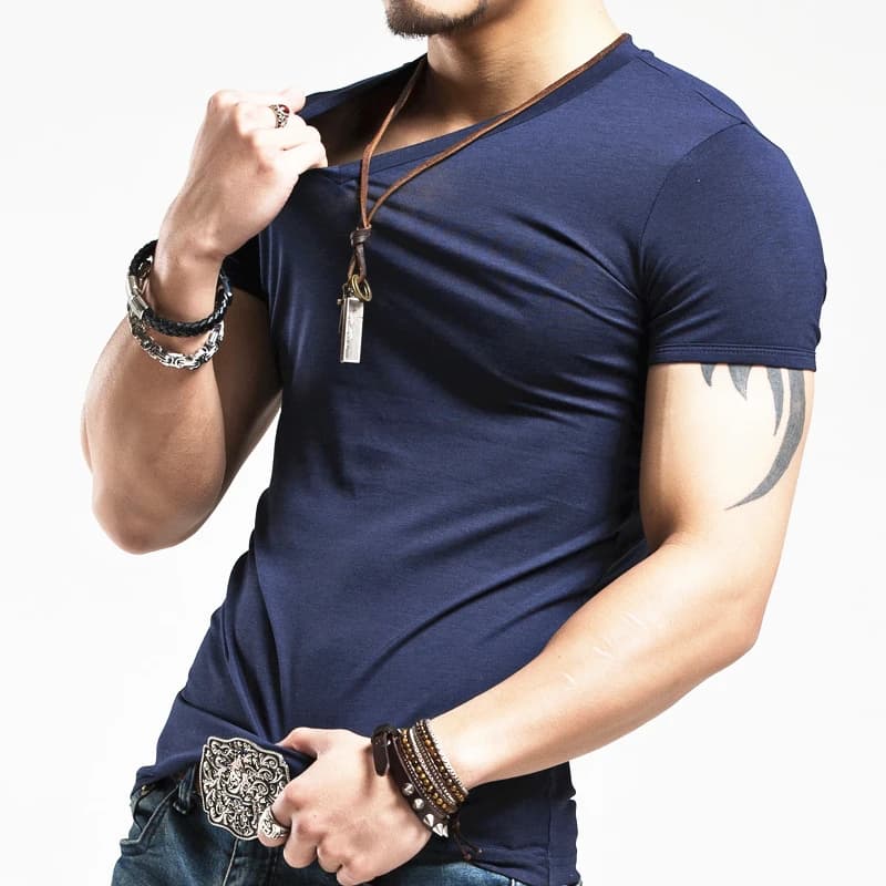 2026 MRMT Brand New Men T Shirt 10 colors Fitness Mens T-shirts V neck Man T-shirt For Male Clothing Tshirts S-5XL Tops Tees