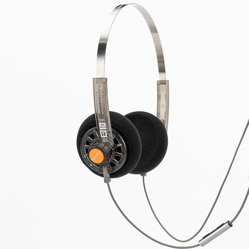 سماعات Moondrop قديمة الطراز رترو مفتوحة الظهر HiFi على الأذن 40mm مشغل ديناميكي وحدات 0.78mm 2Pin كابل قابل للفصل DF-HRTF