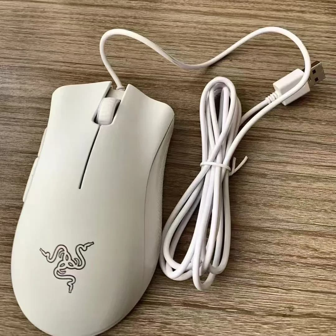 ماوس الألعاب السلكي Razer بحساس بصري 6400 DPI لأجهزة الكمبيوتر المحمول ماوس بصري بسرعة الضوء - 6