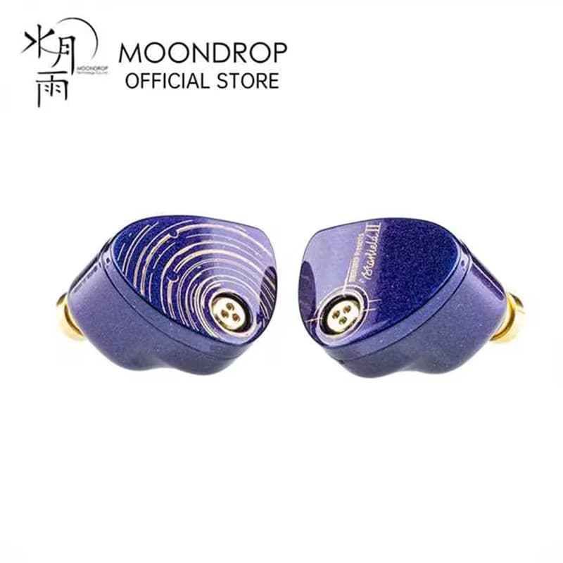 سماعة أذن MOONDROP Starfield 2 بمشغل ديناميكي مع سماعة داخل الأذن من الليثيوم والمغنيسيوم بكابل 0.78 2Pin