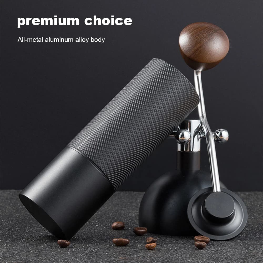 Manual Coffee Grinder Stainless Steel Conical Burr Adjustable Setting High Quality Portable Hand Grinder - 6