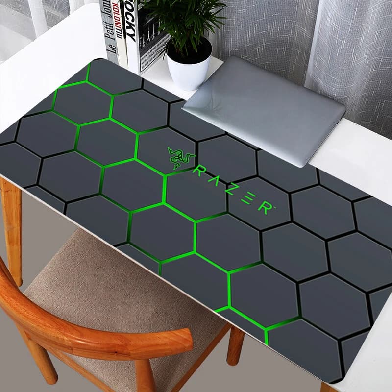 حصيرة ماوس كبيرة من RAZER، حصيرة لوحة مفاتيح وماوس للألعاب، مناسبة لألعاب CS GO وLOL