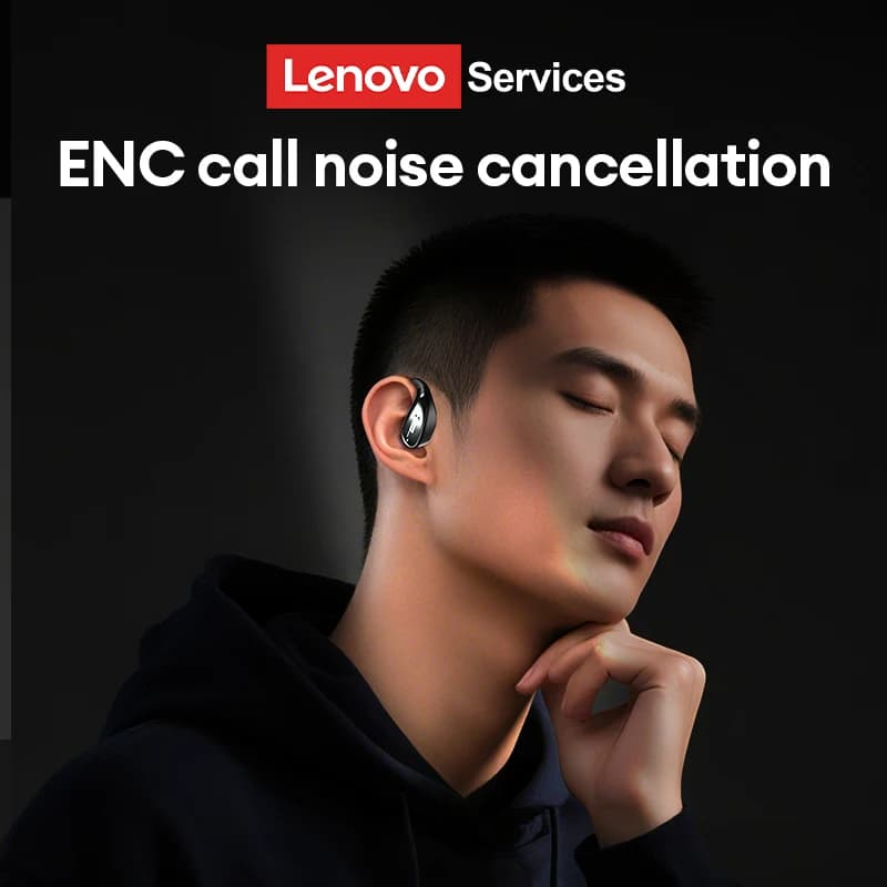 New Lenovo LE505 Wireless Bluetooth V6.0 Headphones ENC Noise Cancellation Low Latency Earbuds Long Battery Life Sport Earphones - 4