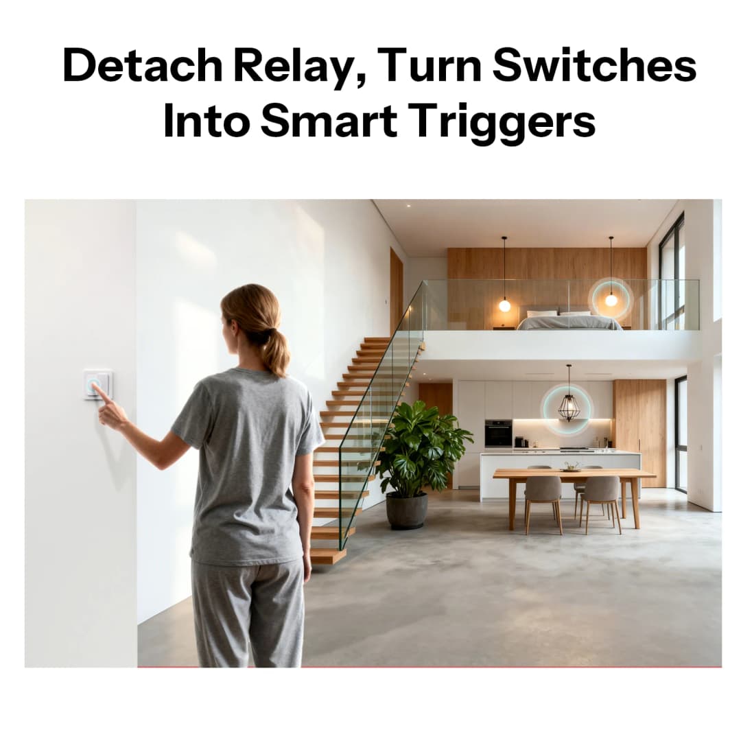 سونوف MINI DUO-L مفتاح ذكي مزدوج يعمل بتقنية زيجبي MINI-ZB2GS-L لا يتطلب سلك محايد تحكم خارجي مزدوج القناة أصغر - 4