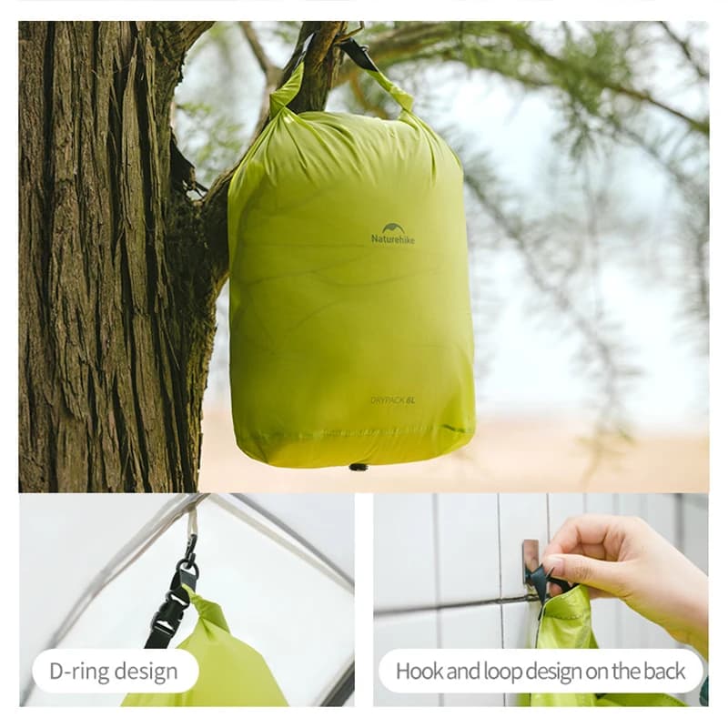 Naturehike Rolled Storage Bag Outdoor Travel Hiking Lightweight Waterproof Vacuum Compression Dispenser Bags Portable Organizer - 4