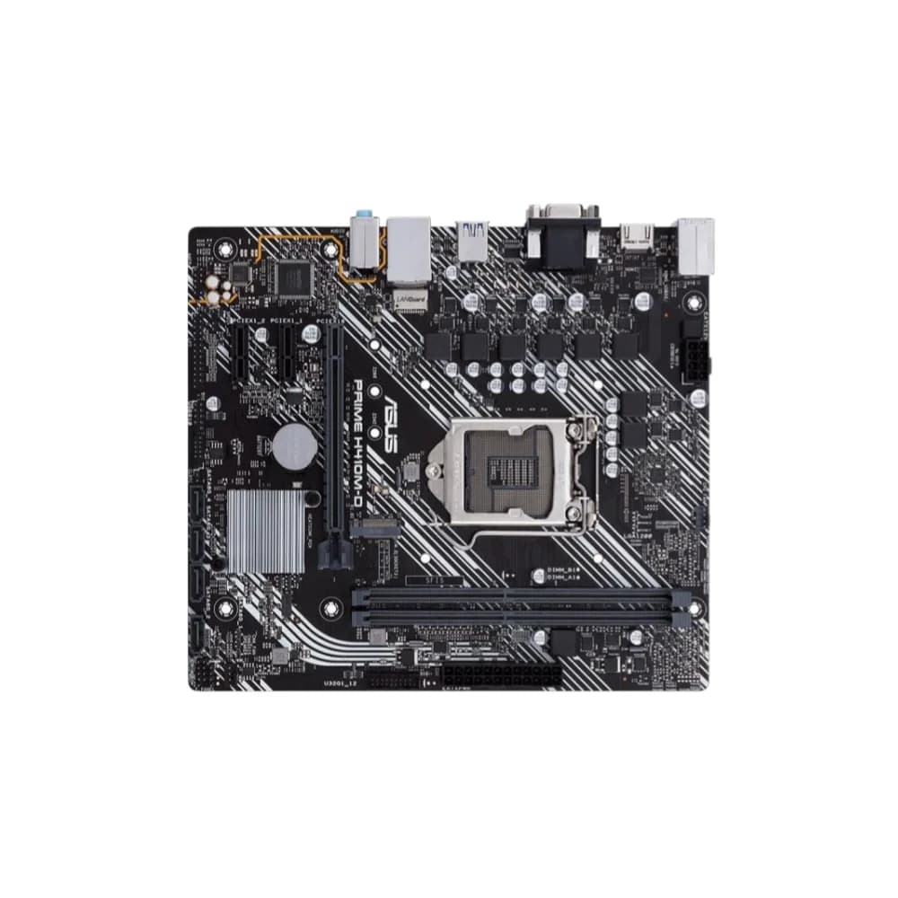 لوحة أم ASUS PRIME H410M-D LGA1200 للجيل العاشر من معالجات Intel Core، تدعم M.2 SSD و DDR4