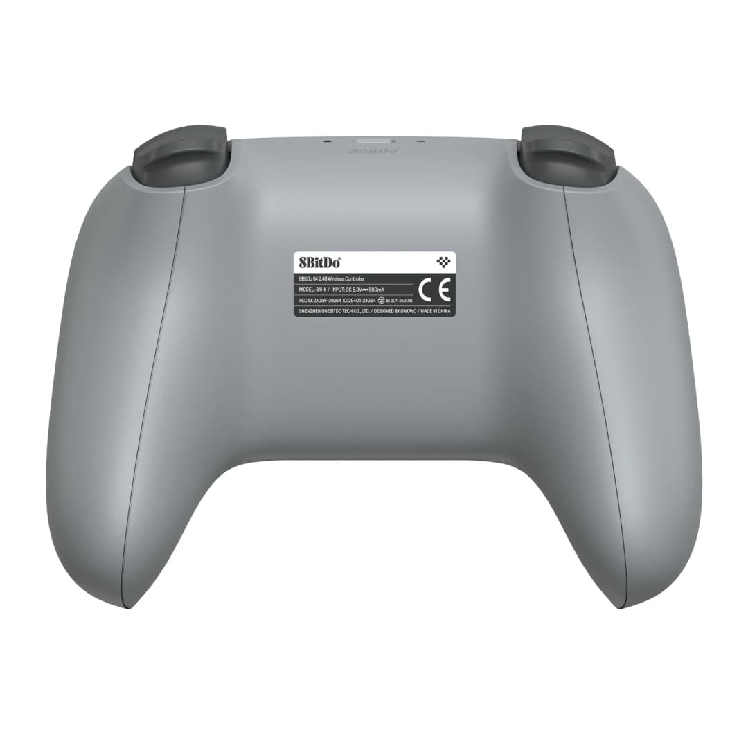 وحدة تحكم ألعاب لاسلكية 8BitDo N64 2.4G مع محول لوحدة التحكم الأصلية N64، تناظرية 3D، وويندوز - 4