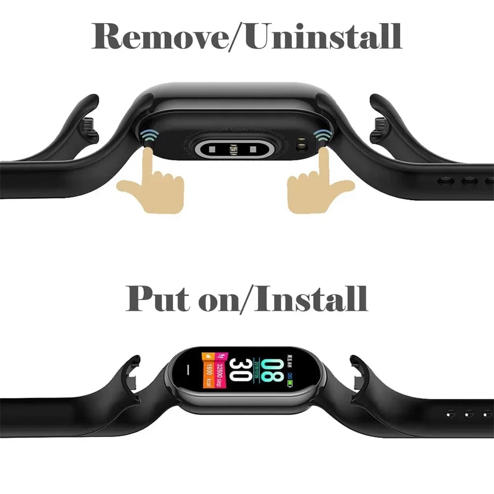Sport Strap For Xiaomi Mi band 8-8 NFC Replacement miband9/8 silicone Bracelet waterproof Watchbands correa mi band 9 Accessorie - 6