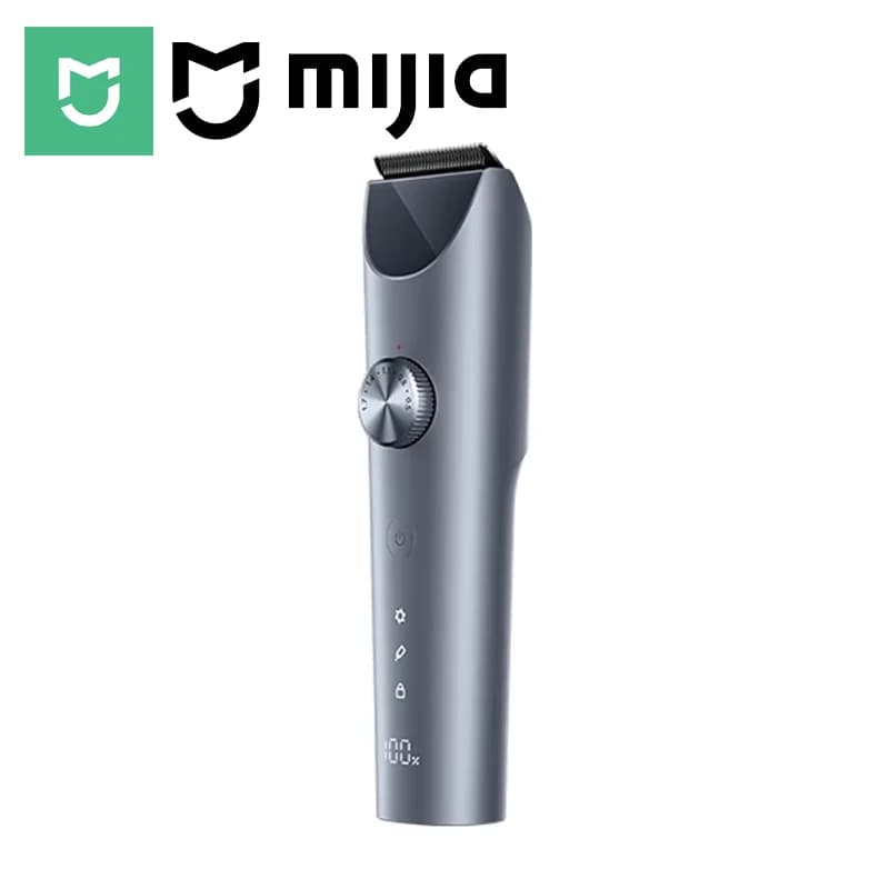 ماكينة قص شعر MIJIA 2 ماكينة تشذيب احترافية بشفرة من سبائك التيتانيوم قابلة لإعادة الشحن