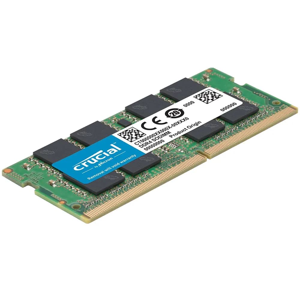 ذاكرة رام لابتوب من كروشيال DDR4 بسعة 8 جيجابايت و32 جيجابايت و4 جيجابايت و16 جيجابايت بتردد 3200 ميجاهرتز و2666 و2400 و2133 ميجاهرتز PC4-25600 و21300 و19200 فولت 1.2V 260Pin SODIMM للكمبيوتر المحمول - 3