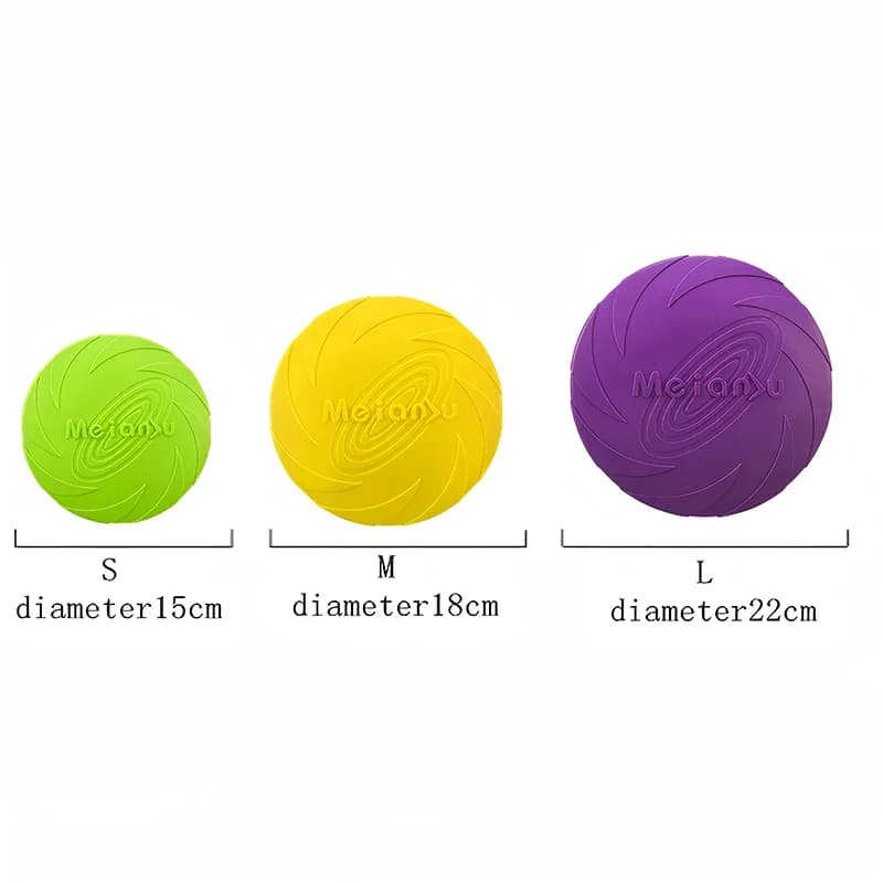 Silicone Flying Disc Toys Multifunction Pet Puppy Training Toys Outdoor Interactive Game Pet Dogs Supplies - 6