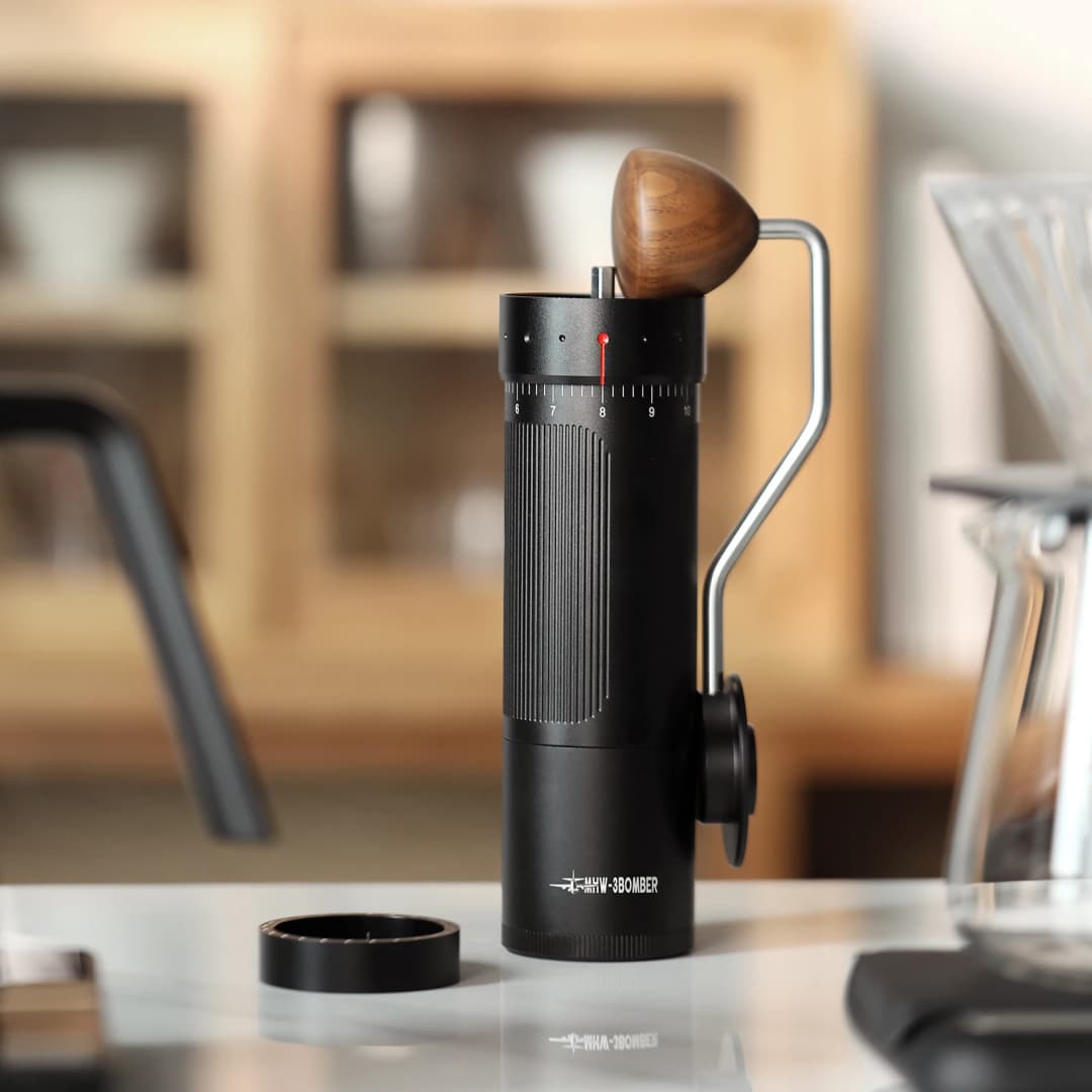 MHW-3BOMBER Coffee Grinder Conical Burr Precision Adjustment Portable Stainless Steel Hand Grinder For Pour Over And Espresso - 3