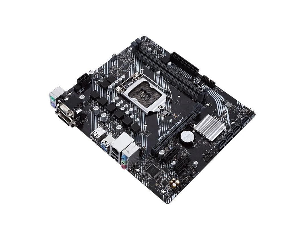 لوحة أم أصلية من Asus PRIME H410M-K لأجهزة الكمبيوتر المكتبية بمعالج Intel H410 H410M DDR4 LGA 1200 i7/i5/i3 USB3.0 مستعملة - 4