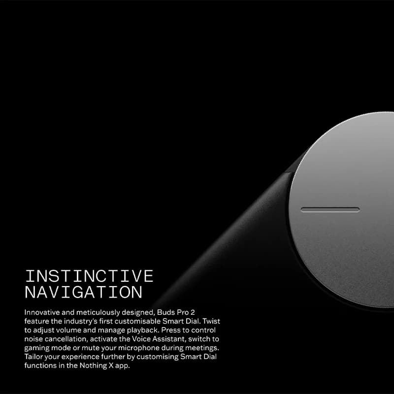 Global Version CMF By Nothing Buds Pro 2 Earphone 6 HD MICS with 50 dB Hybrid Active Noise Cancellation Bluetooth5.3 IP55 - 6