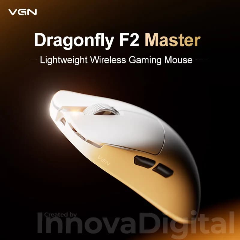 ماوس ألعاب لاسلكي VGN Dragonfly F2 Pro Max Ultra F2 Master PAW3395 PAW3950 8K خفيف للغاية ثلاثي الوضع بلوتوث