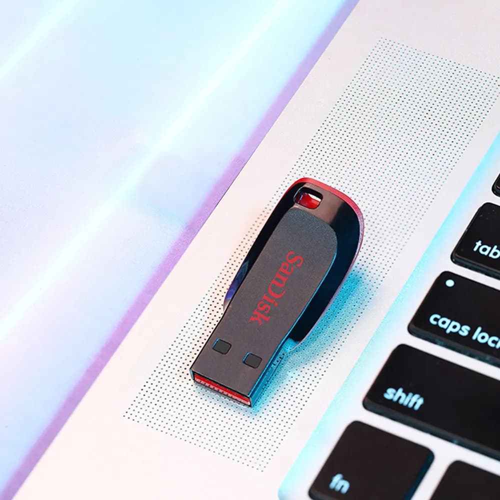 محرك أقراص فلاش SanDisk CZ50 USB 2.0 بسعة 128 جيجابايت و64 جيجابايت و32 جيجابايت و16 جيجابايت، محرك أقراص صغير USB2.0، ذاكرة USB، عصا USB للكمبيوتر - 6